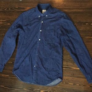 NWT dark denim Jcrew shirt